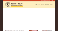 Desktop Screenshot of jeanbetours.com